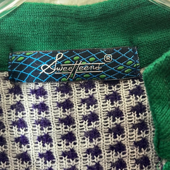 Vintage sweater dress can’t read name Sweet…so unusual in design X-LARGE - Picture 5 of 8